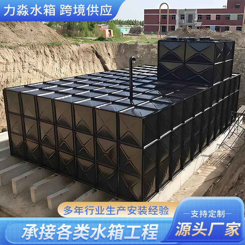抚州市钢板搪瓷水箱箱泵一体式地埋消防水箱 - 厂家